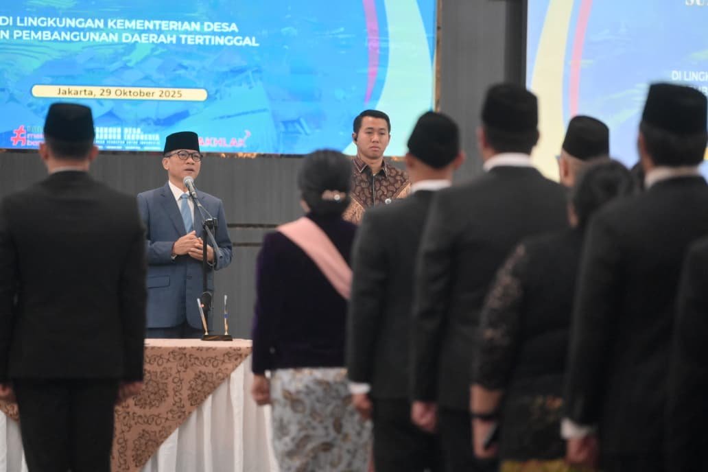 LANTIK PEJABAT, MENDES YANDRI INGATKAN BEKERJA DENGAN SUNGGUH-SUNGGUH